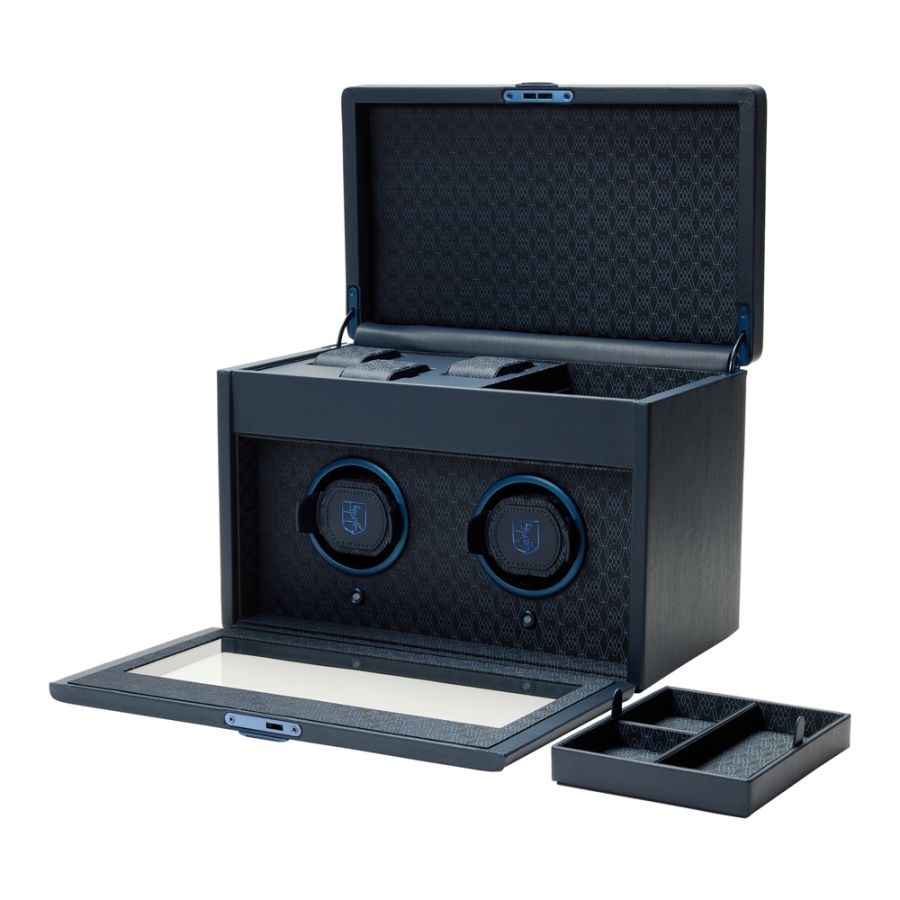 Watch Winder - Earth Double - Midnight Blue