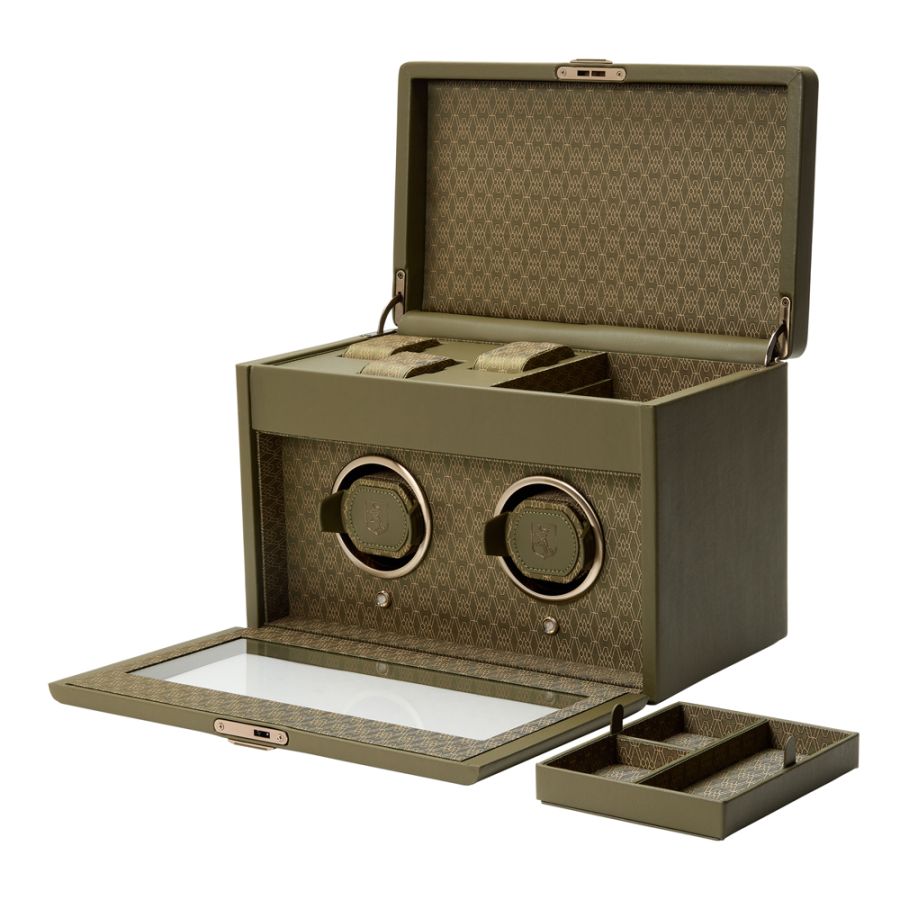 Watch Winder - Earth Double - Olive