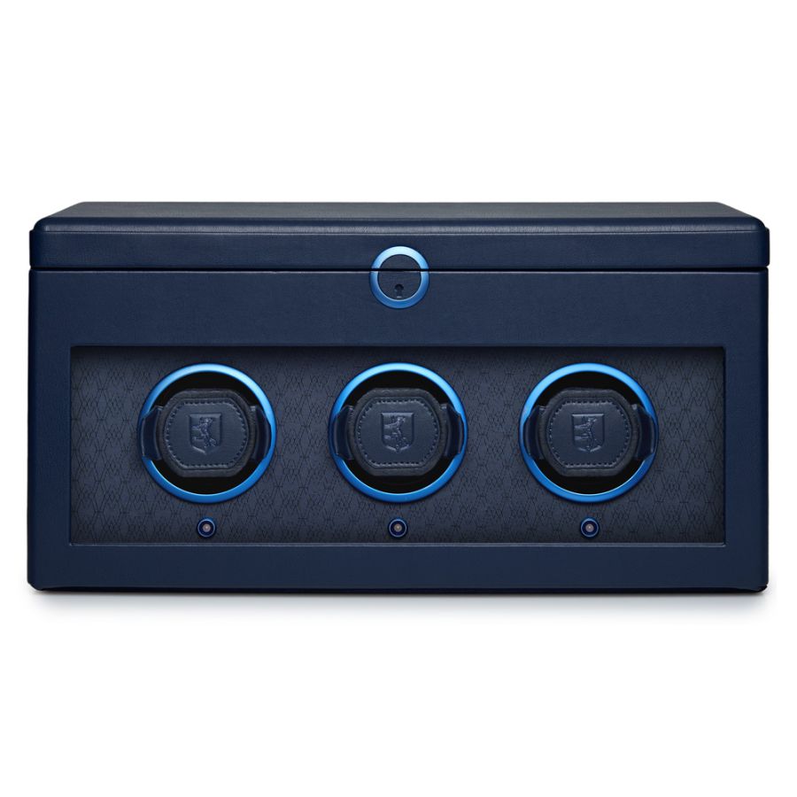 Watch Winder - Earth Triple - Midnight Blue