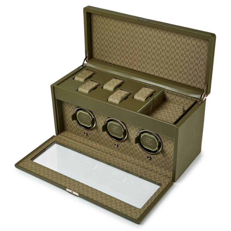 Watch Winder - Earth Triple - Olive