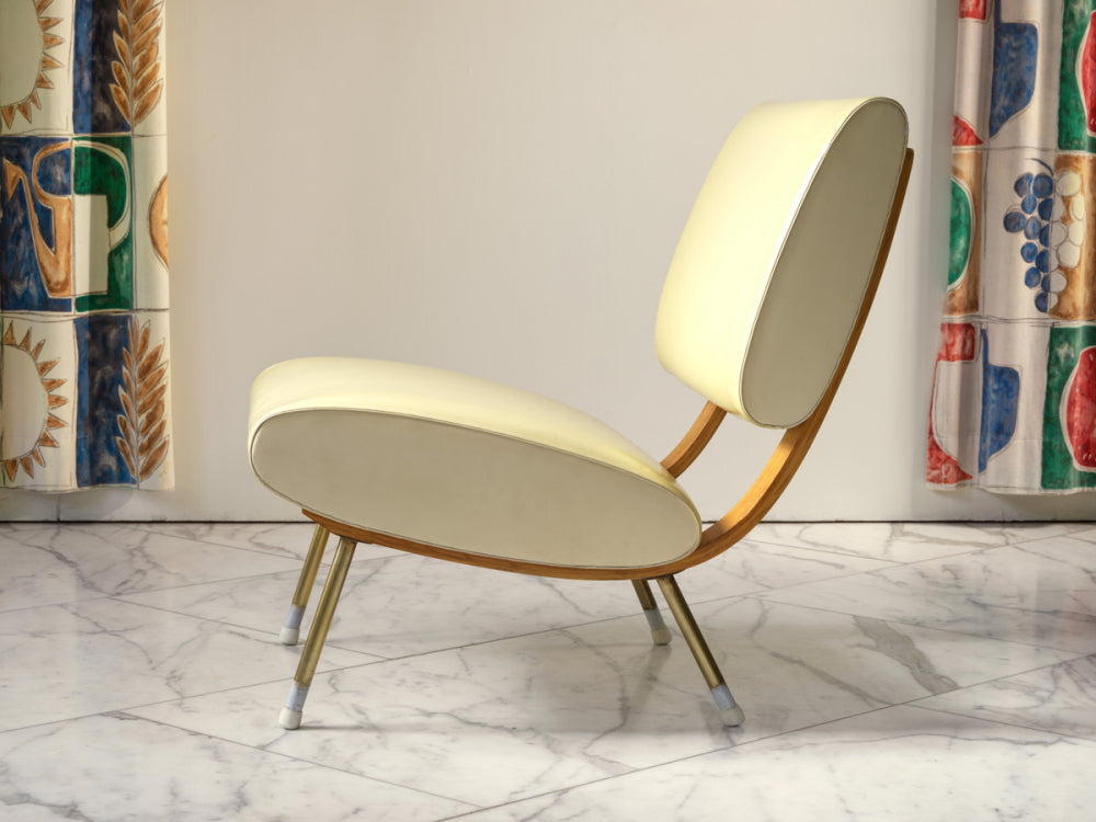 Armchair - Round D.154.5 - By Gio Ponti