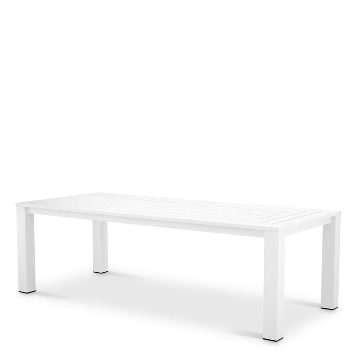 Outdoor Dining Table - Vistamar matte - White
