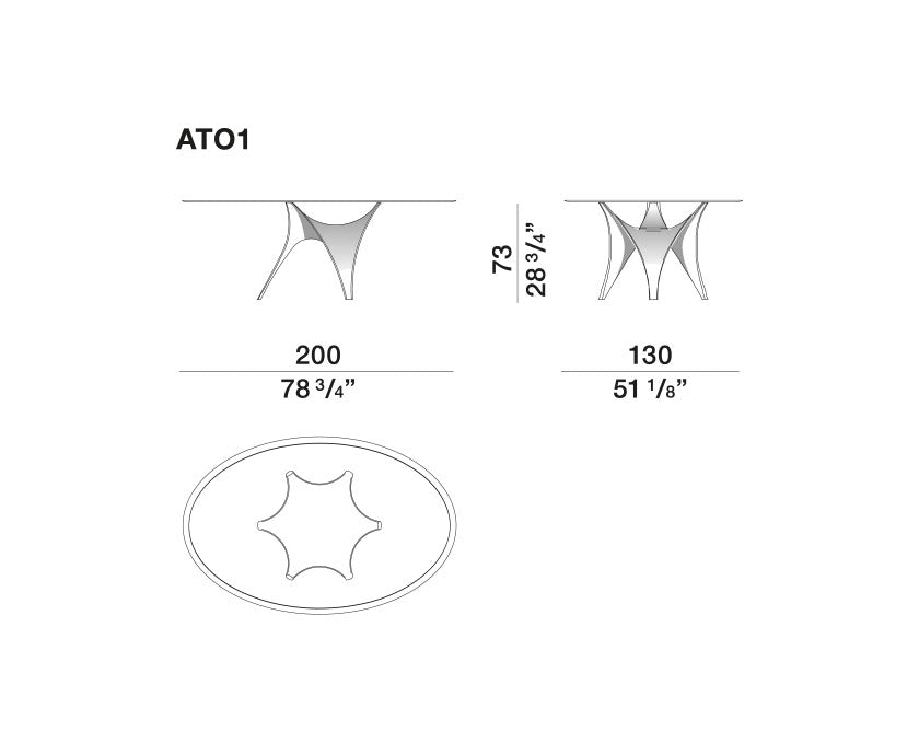Dining Table - Arc - By Foster + Partners