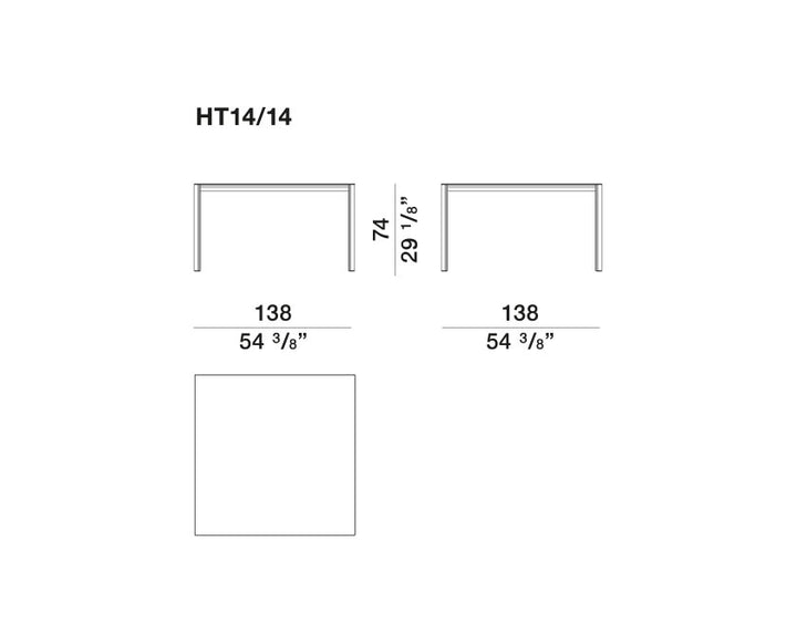Dining Table - Half a Square - By Michael Anastassiades
