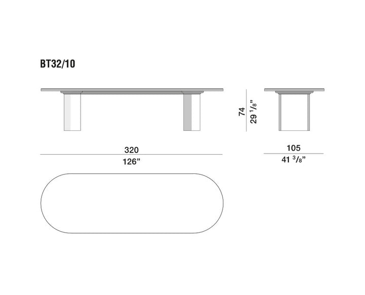 Dining Table - Blevio - By Ignazio Gardella