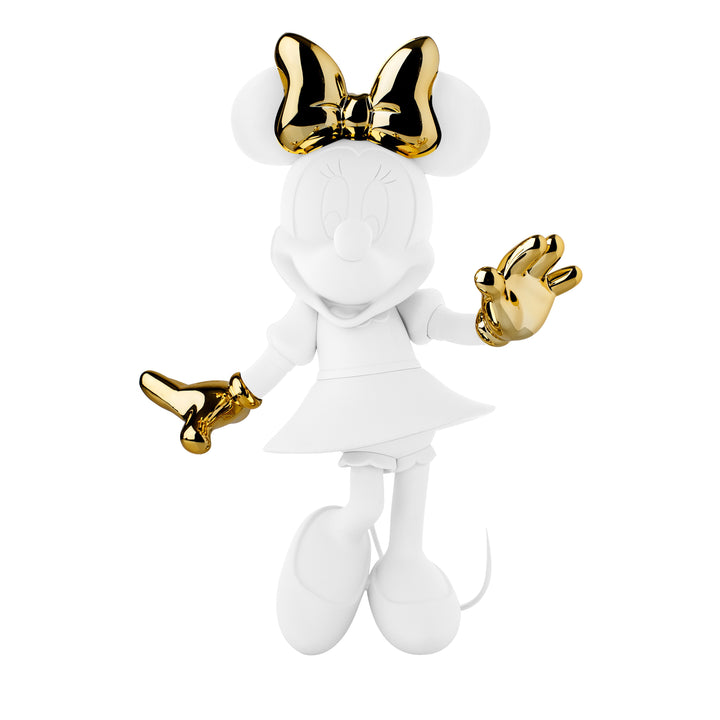 Minnie - Welcome Bicolor - White & Gold Small