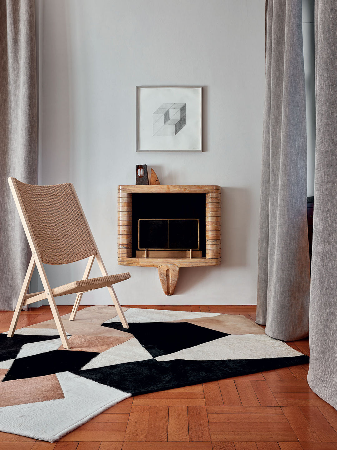 Rug - D.754.1 - By Gio Ponti