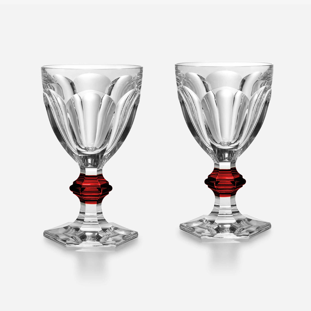 Harcourt 1841 Glasses - Red - Set of 2