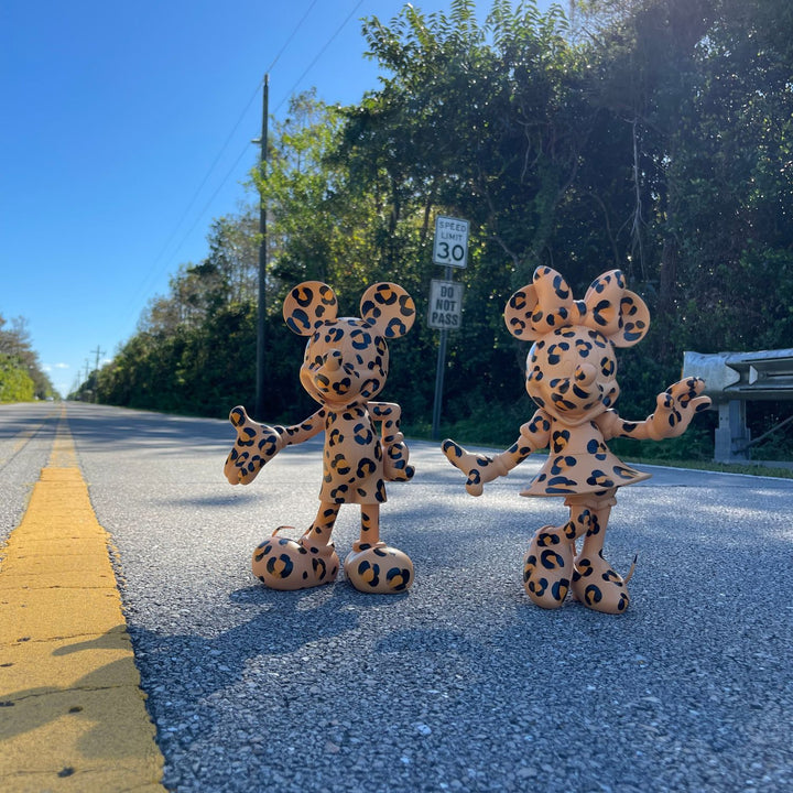 Mickey Welcome - Leopard - Small
