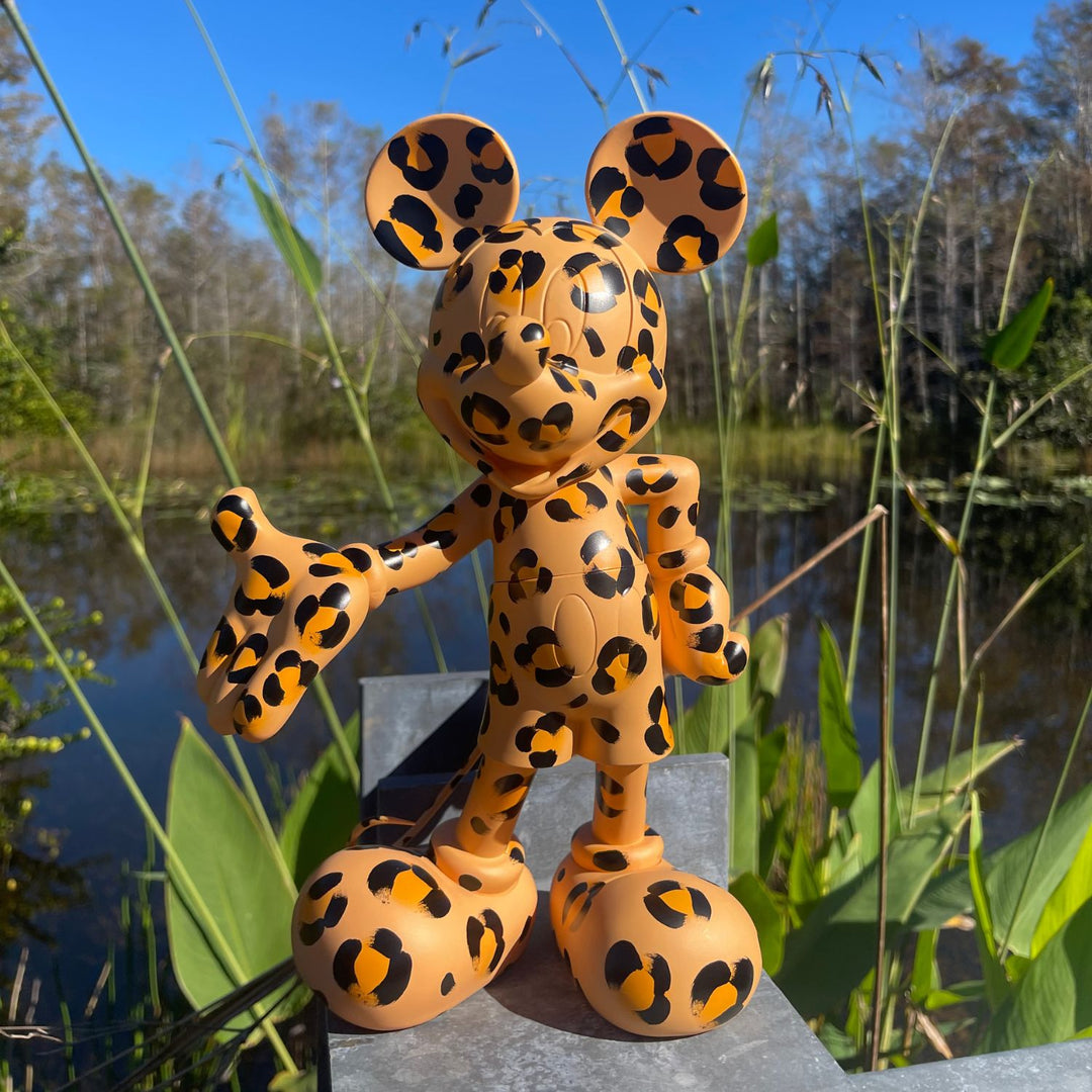 Mickey Welcome - Leopard - Small