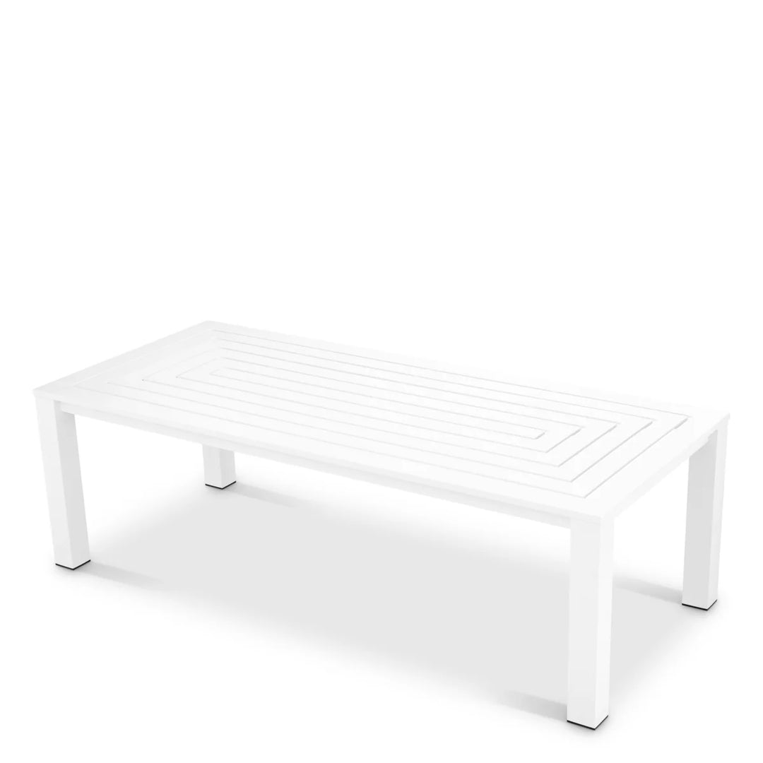 Outdoor Dining Table - Vistamar matte - White