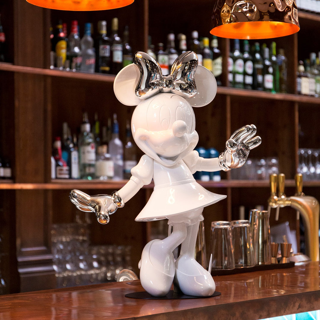 Minnie - Welcome Bicolor - White & Silver Medium