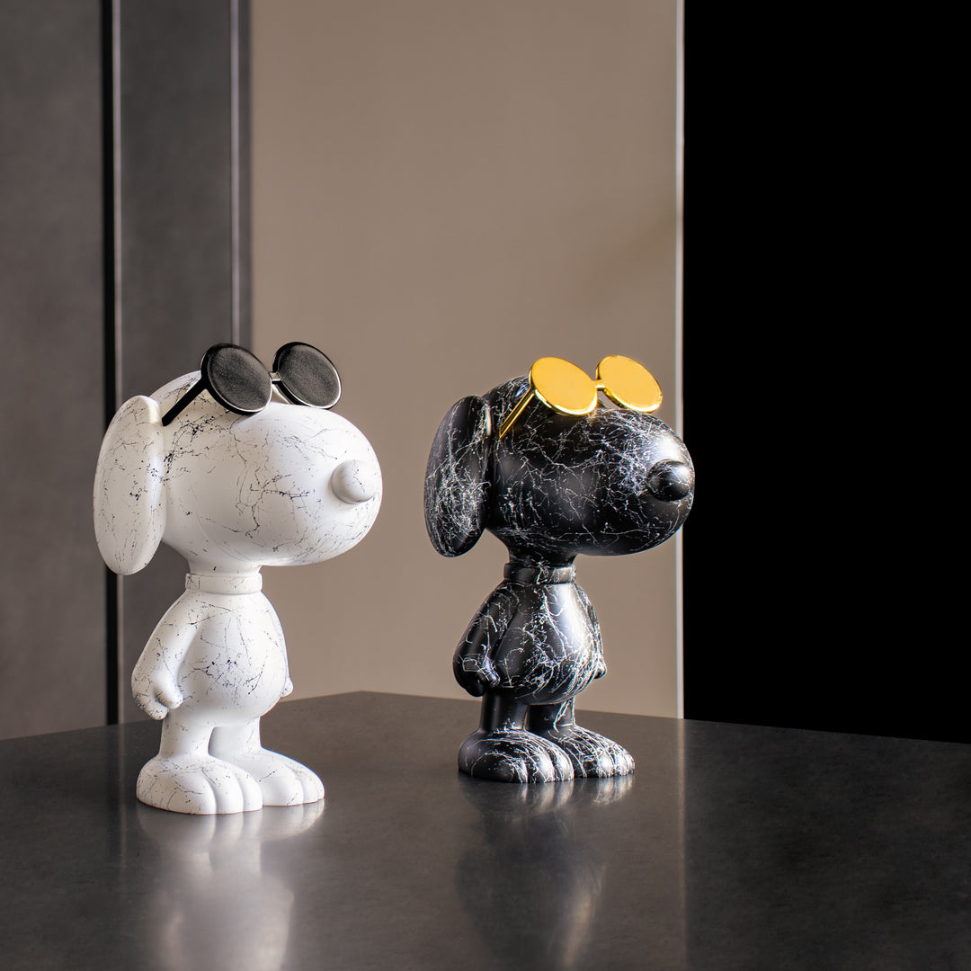 Snoopy Sun - Black & Gold