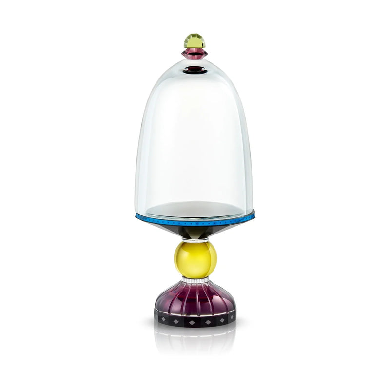 Glass Bell - Empire - Aubergine Yellow