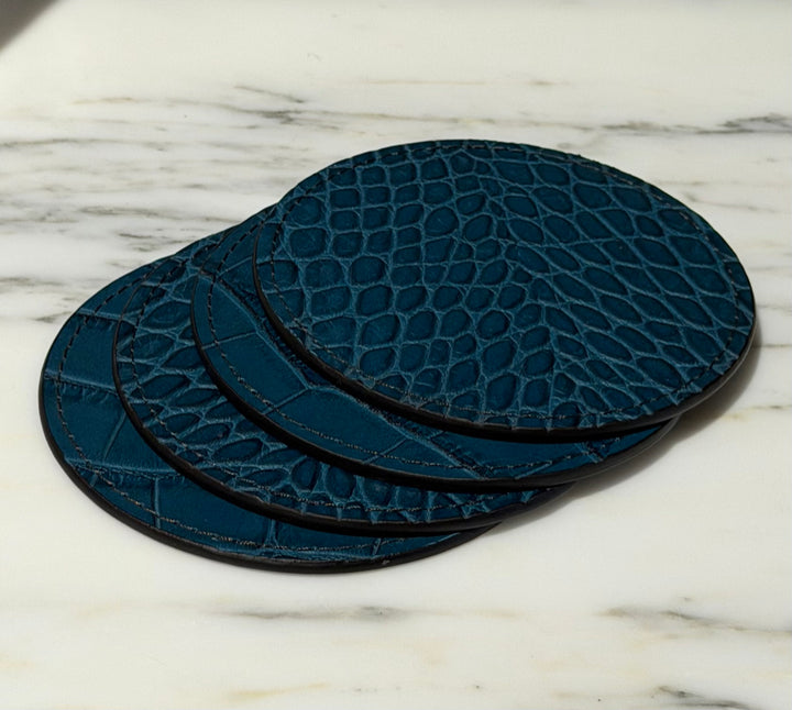 Round Coasters | Florida Blue