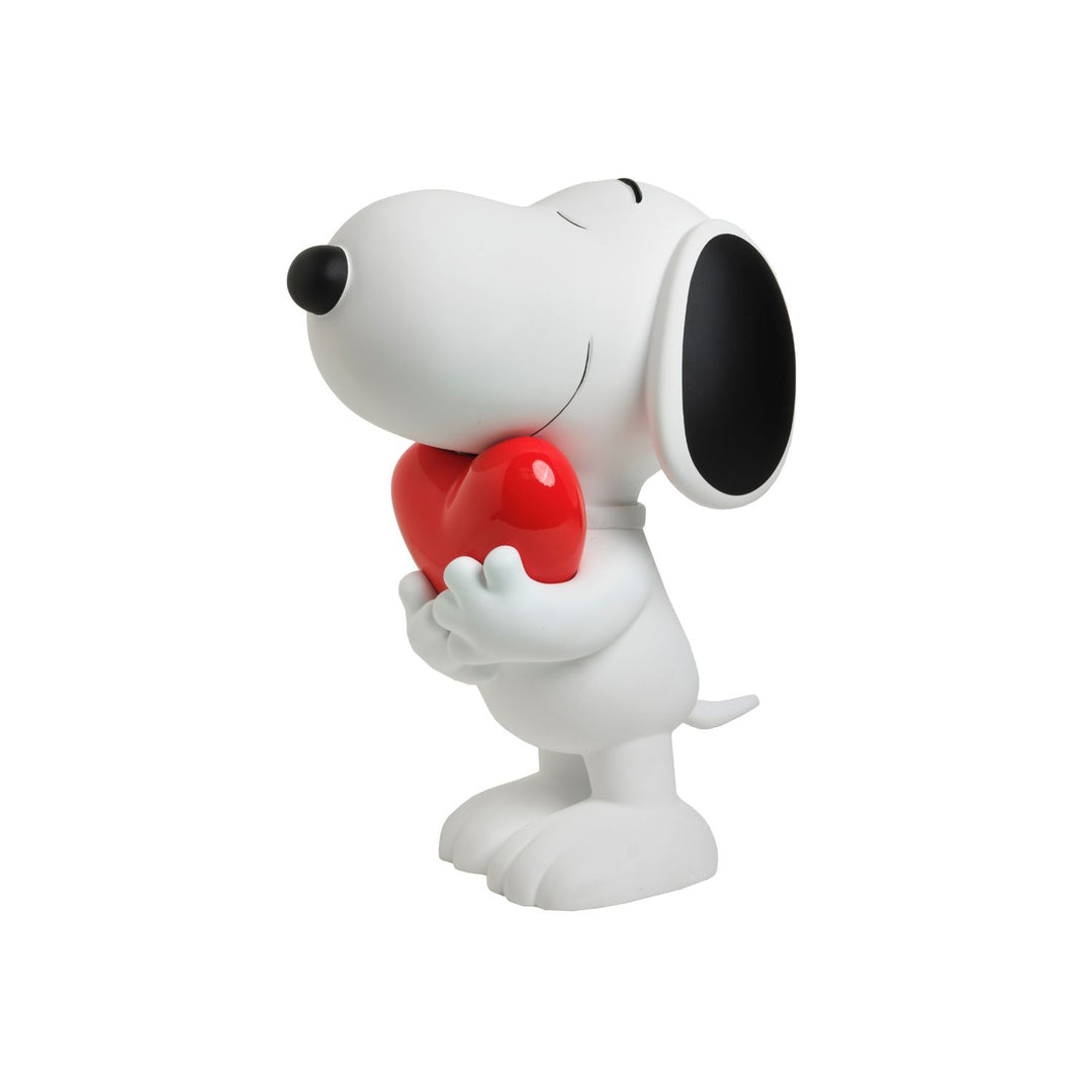 Snoopy Heart - White Red & Black - Small