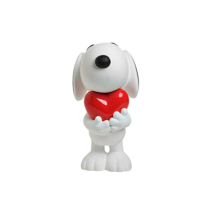 Snoopy Heart - White Red & Black - Small