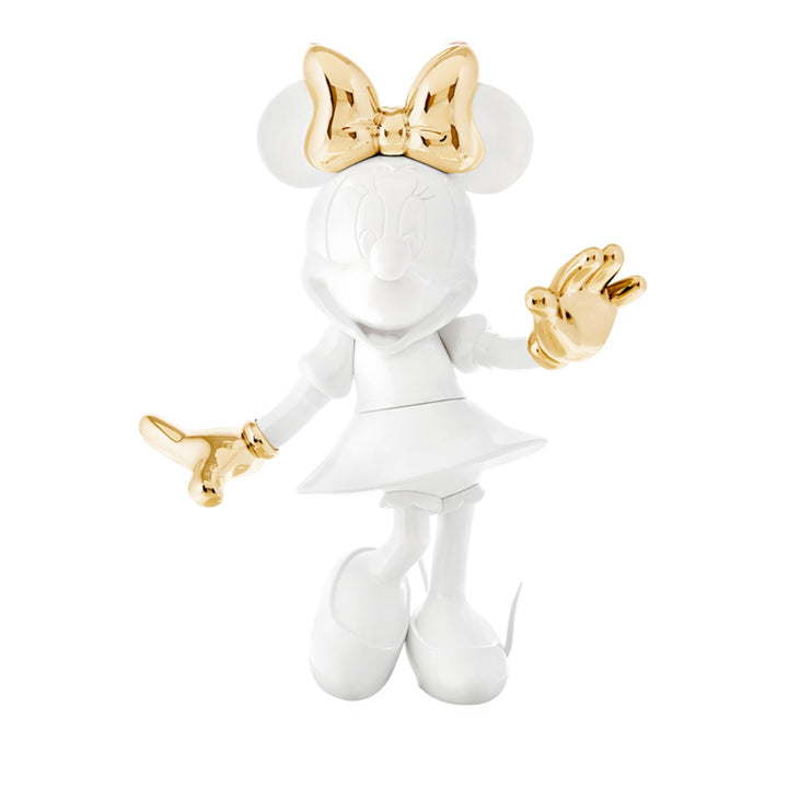 Minnie - Welcome Bicolor - White & Gold Large