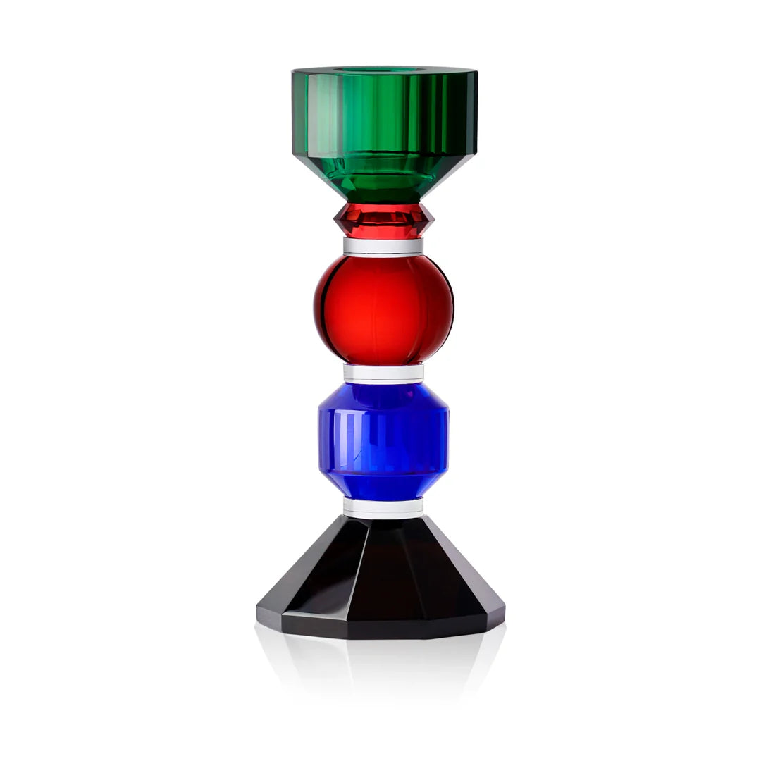 Candle Holder - Aya - Cobalt Red