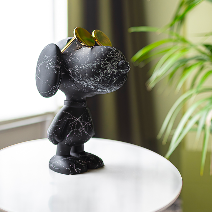 Snoopy Sun - Black & Gold