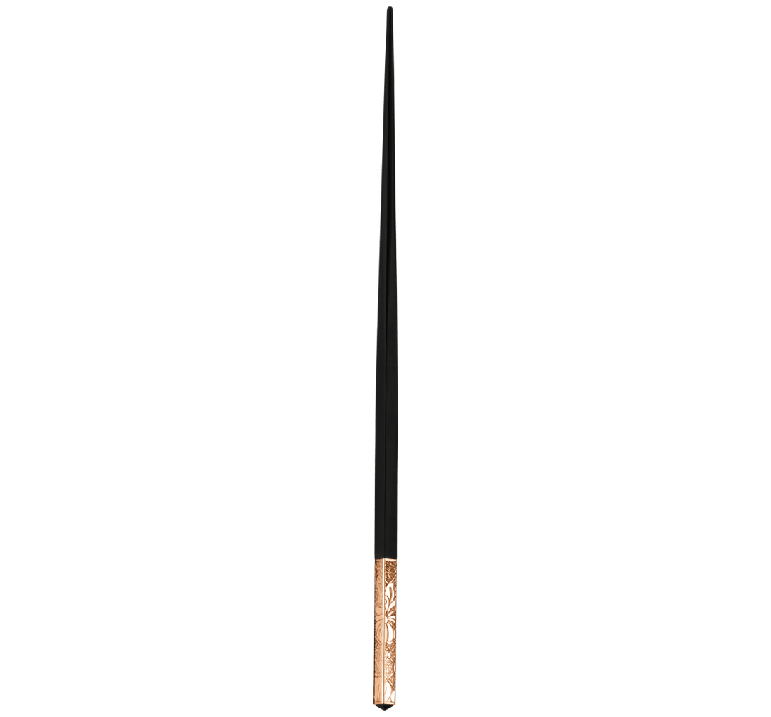 Jardin d'Eden - Japanese chopsticks - Silver plated - Pink gold finish