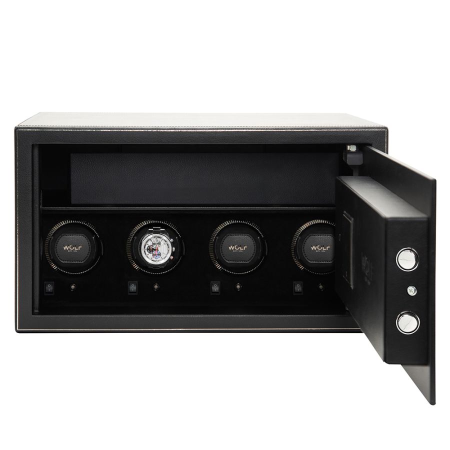 The Den 4 Piece Safe - Black