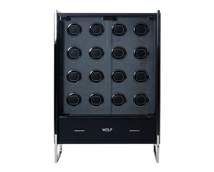 Watch Winder Cabinet - Viceroy 16 Piece - Black