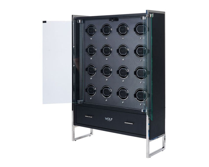 Watch Winder Cabinet - Viceroy 16 Piece - Black