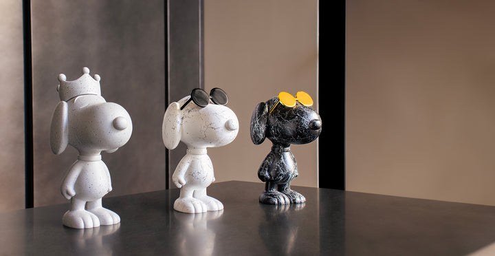 Snoopy Sun - Black & Gold