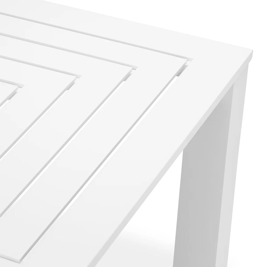 Outdoor Dining Table - Vistamar matte - White