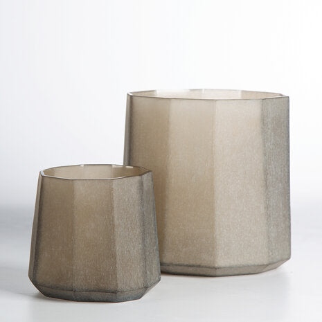 Vase - Okka - Smokegrey  - L