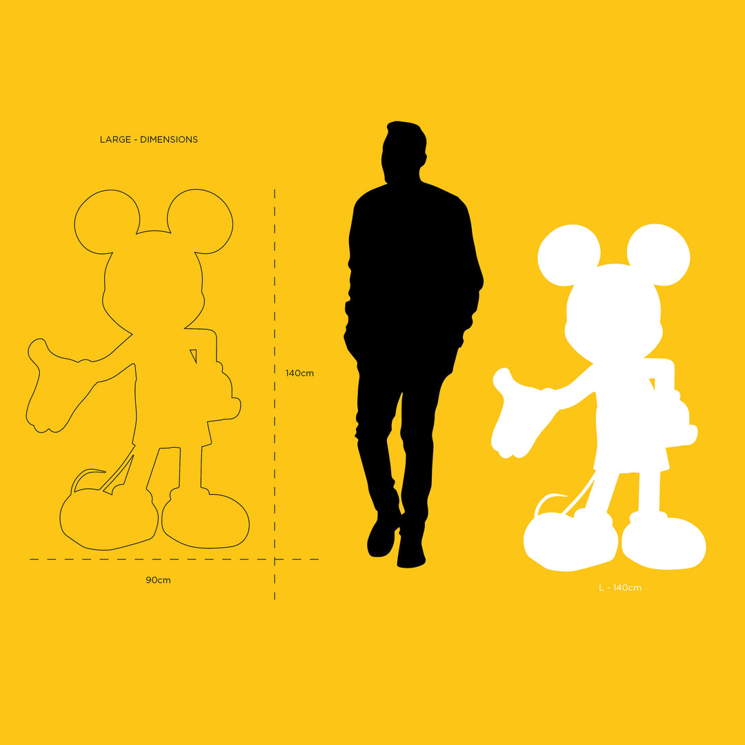 Mickey Welcome - Bicolore - Red & Gold Large