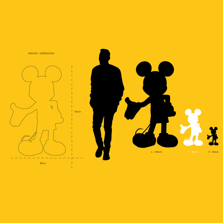 Mickey Welcome - Bicolore - White & Silver Medium