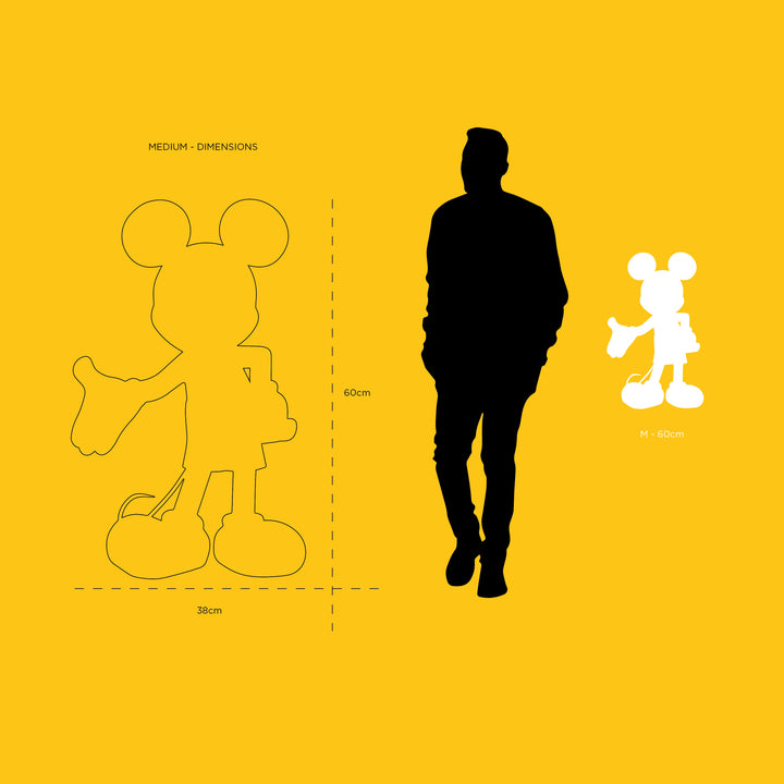 Mickey Welcome - Chromed - Galaxy Small