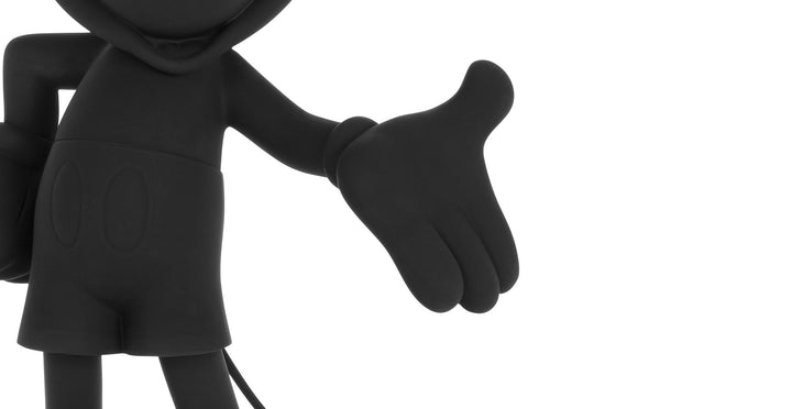Mickey - Welcome - Matt Black Large