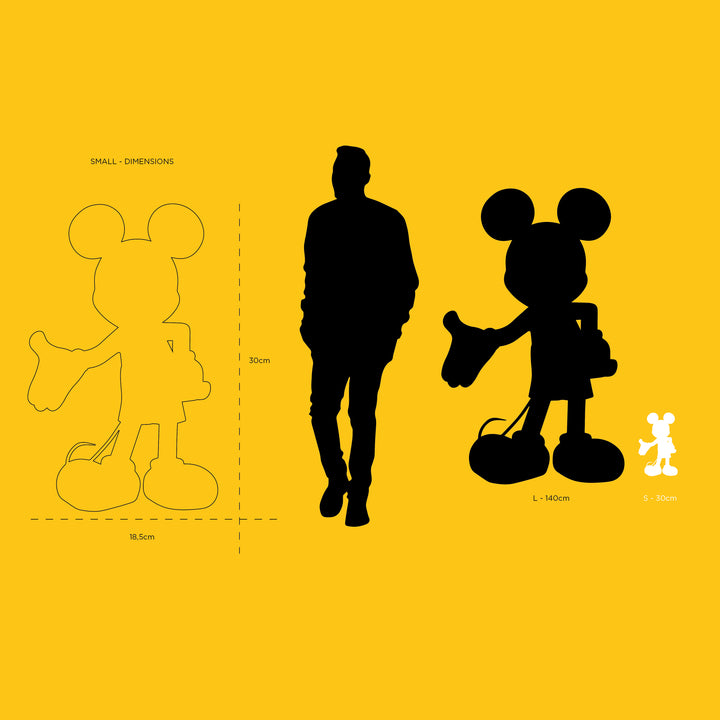 Mickey Welcome - Bicolore - Pink & Gold Small