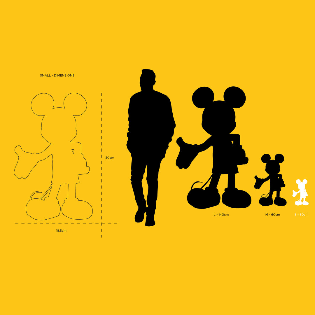 Mickey Welcome - Small - Black & Red