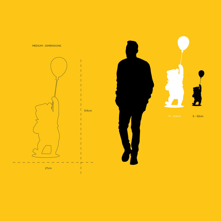 Winnie the Pooh - Black & Gold - Medium