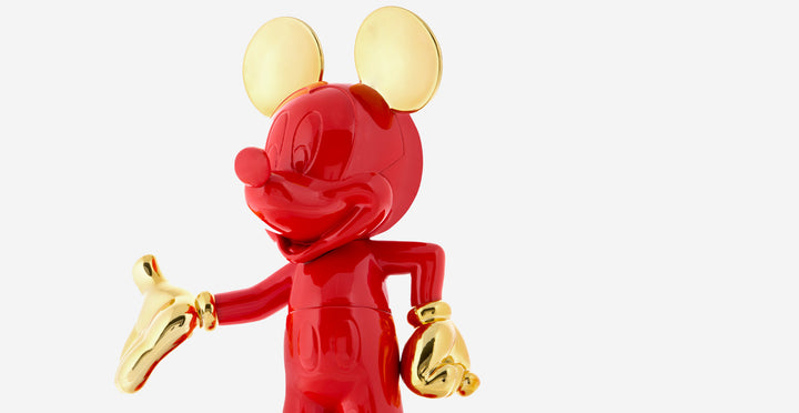 Mickey Welcome - Bicolore - Red & Gold Large