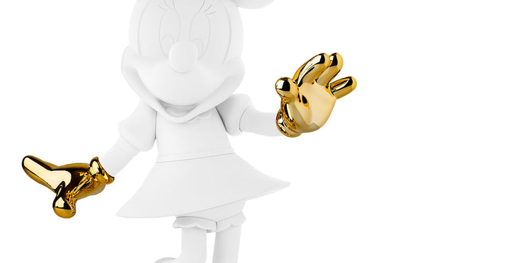 Minnie - Welcome Bicolor - White & Gold Large
