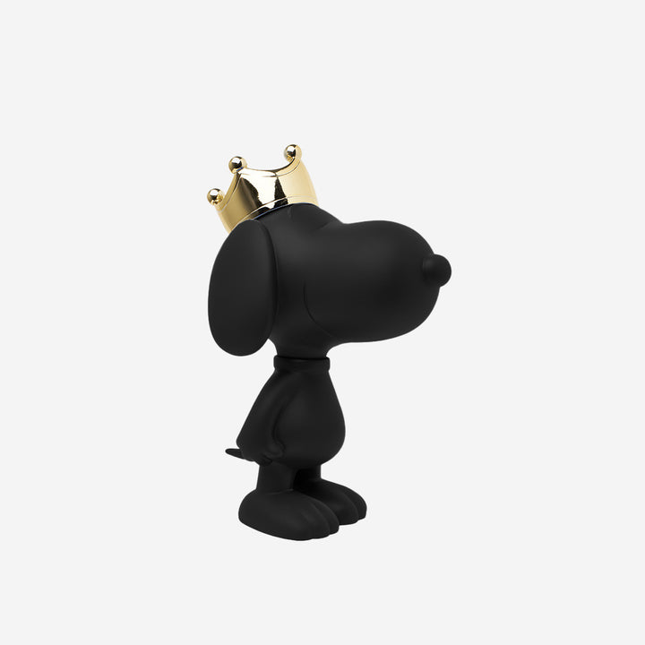 Snoopy - Crown Bicolor - Black & Gold Medium