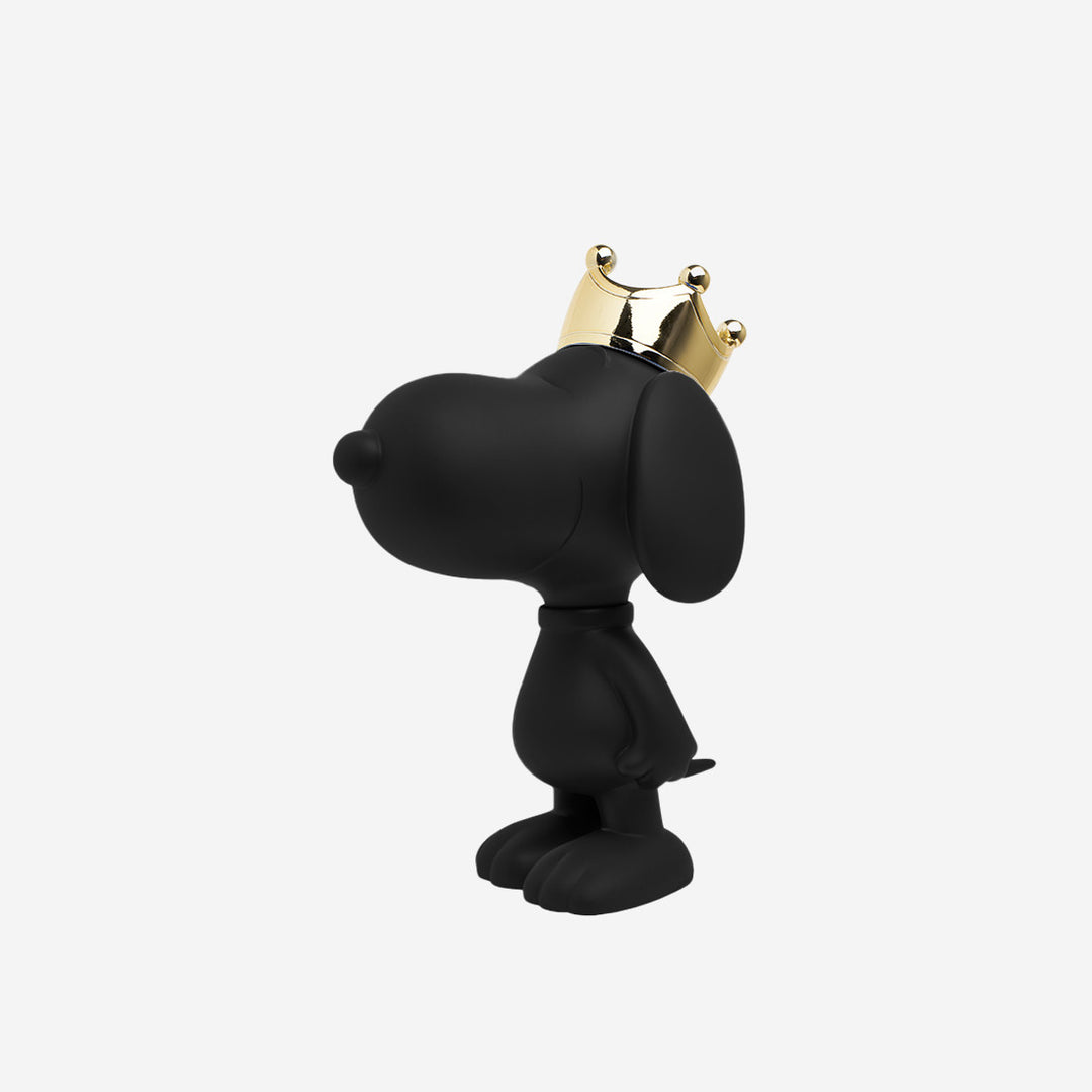 Snoopy - Crown Bicolor - Black & Gold Medium