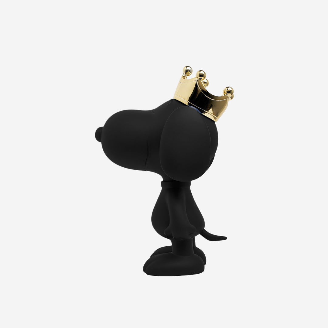 Snoopy - Crown Bicolor - Black & Gold Medium