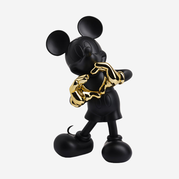 Mickey - With Love - Black & Gold Large
