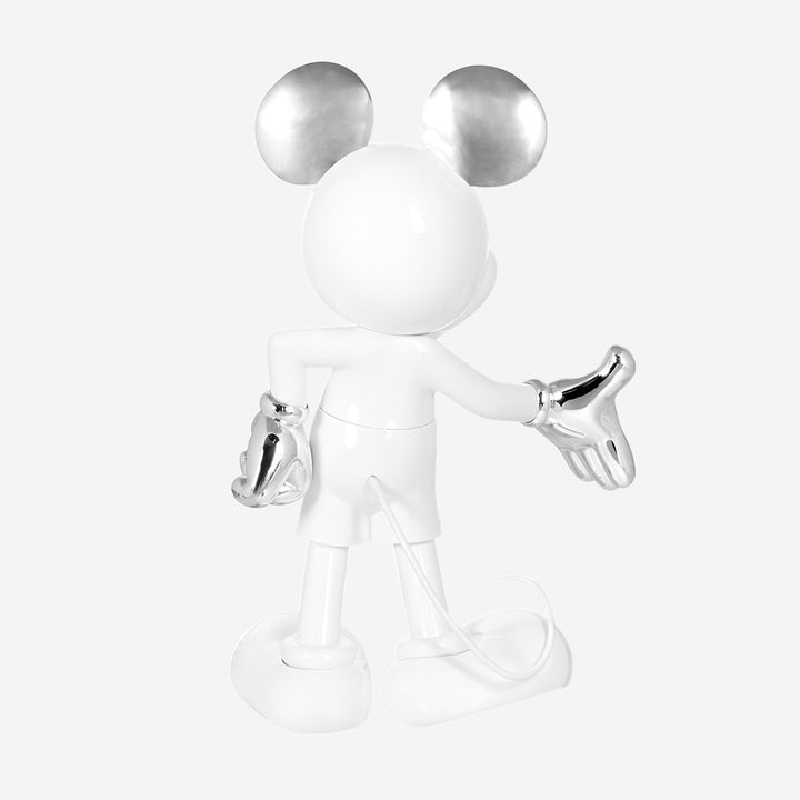 Mickey Welcome - Bicolore - White & Silver Large