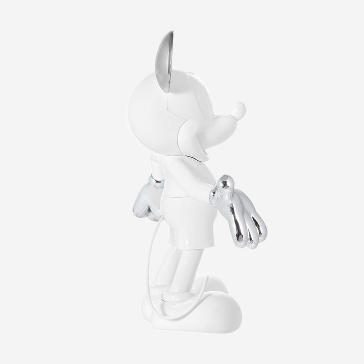 Mickey Welcome - Bicolore - White & Silver Large