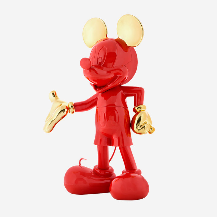 Mickey Welcome - Bicolore - Red & Gold Large