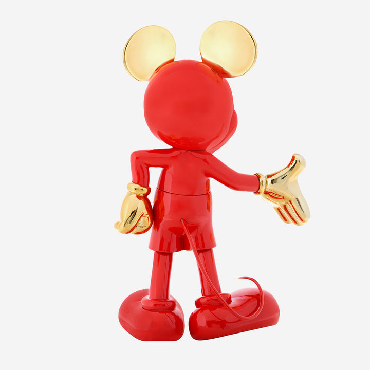 Mickey Welcome - Bicolore - Red & Gold Large