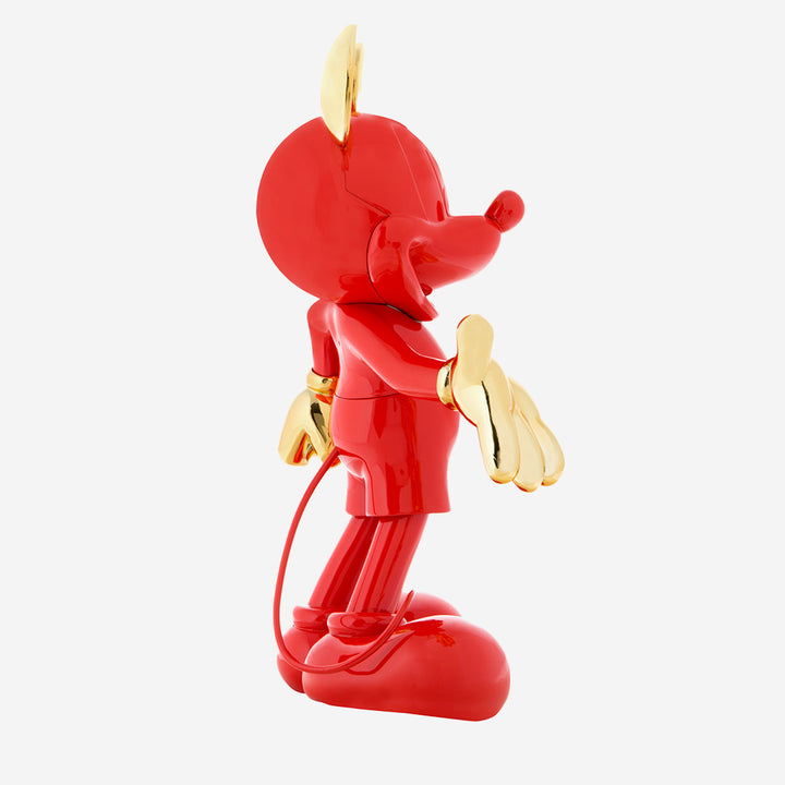 Mickey Welcome - Bicolore - Red & Gold Large