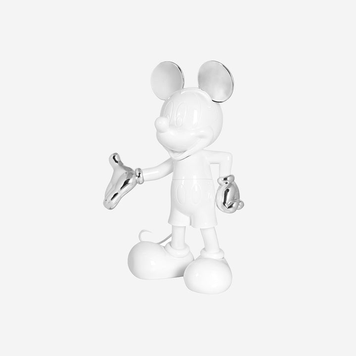 Mickey Welcome - Bicolore - White & Silver Medium